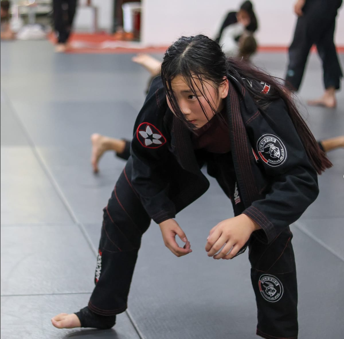 Teens BJJ training at Alere Academy